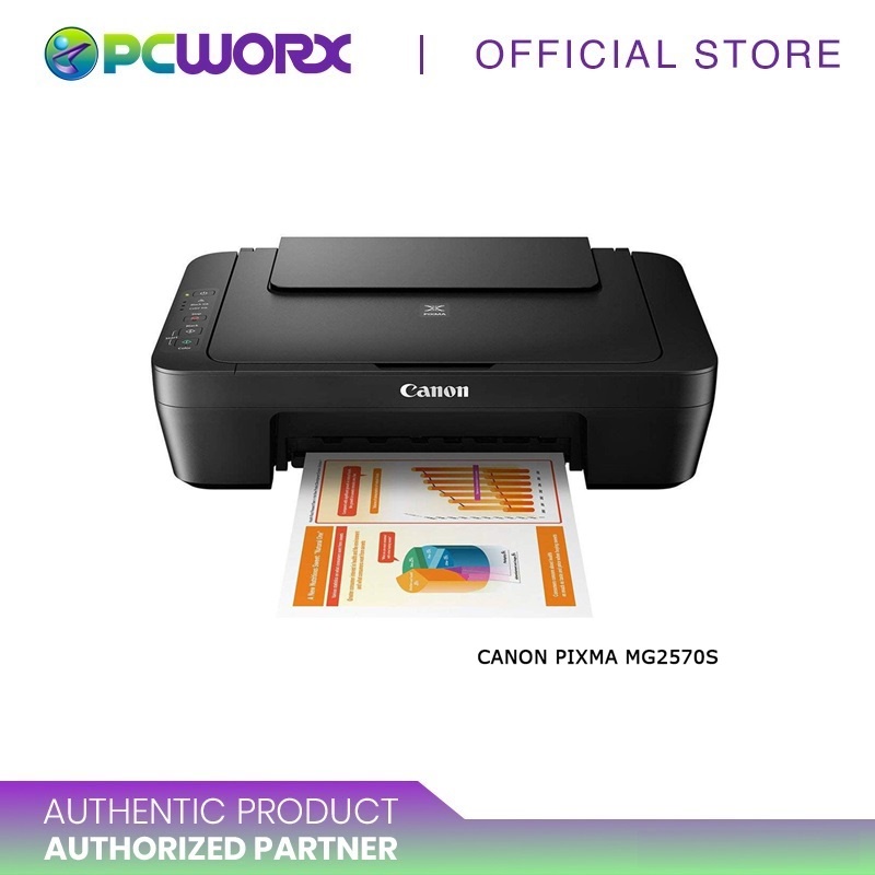 Canon Pixma MG2570S 3 in 1 Printer (Print, Scan and Copy) Compact All-In-One for Low-Cost Printing - Image 2