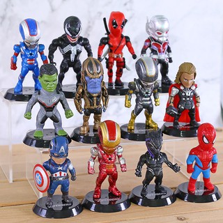 Play Arts Kai Iron Man Superhero Black Widow Spiderman Vemon Thor Captain America Brinquedos Anime P Shopee Philippines - captain americas shield strife roblox