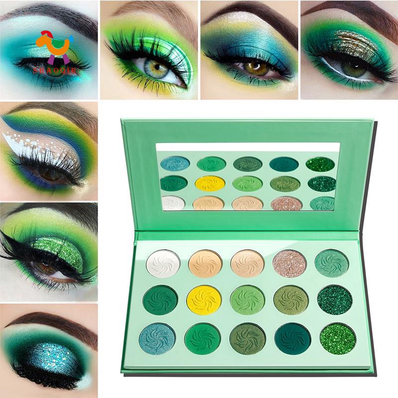 DE'LANCI Makeup Eyeshadow Palette 15 Color Matte Shimmer Pigmented ...