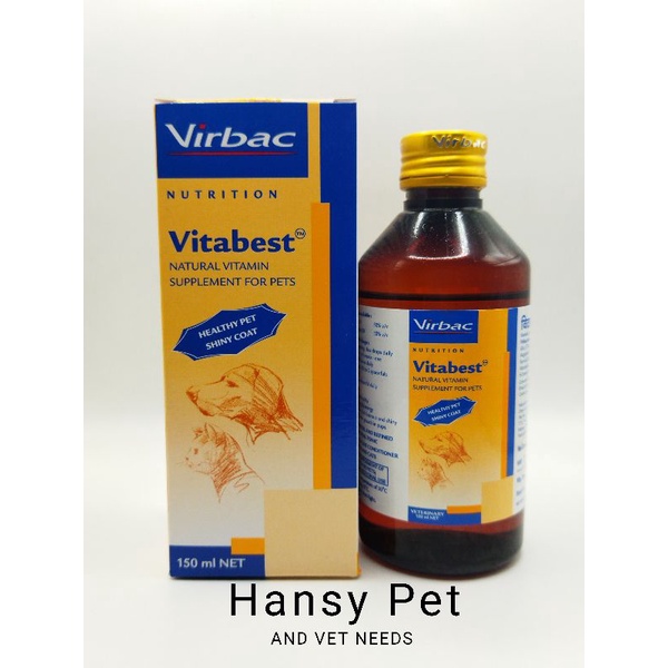 Virbac Vitabest 150ml (Coat Shine for Dogs) Shopee Philippines