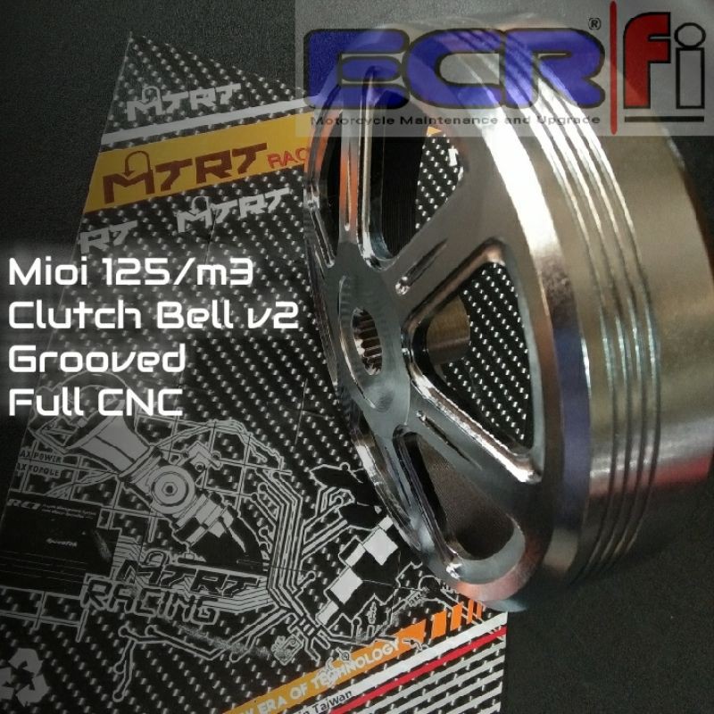 Mio i 125, Msi 125, Fazzio, Gear, Gravis Full CNC Grooved Clutch Bell MTRT Shopee Philippines