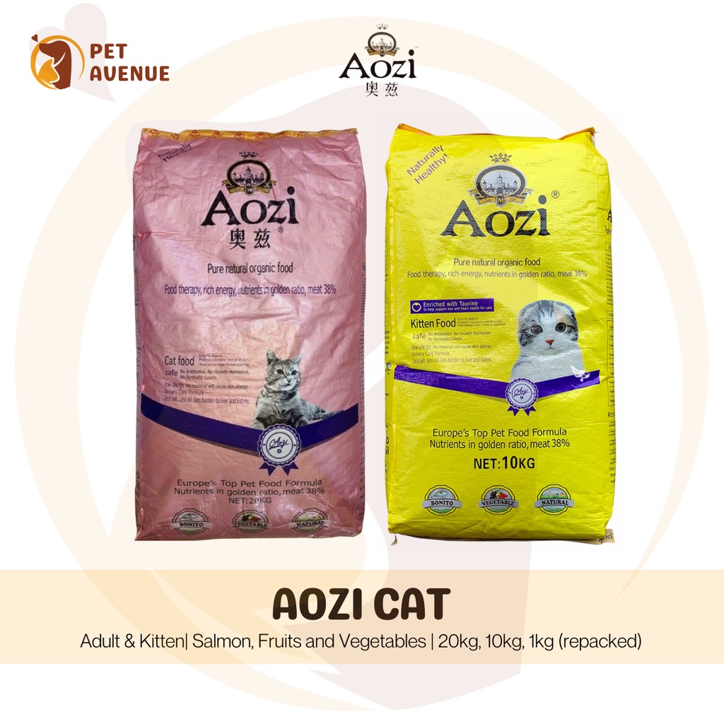 Aozi Cat Pure Organic Cat/Kitten Food 10kg Shopee Philippines