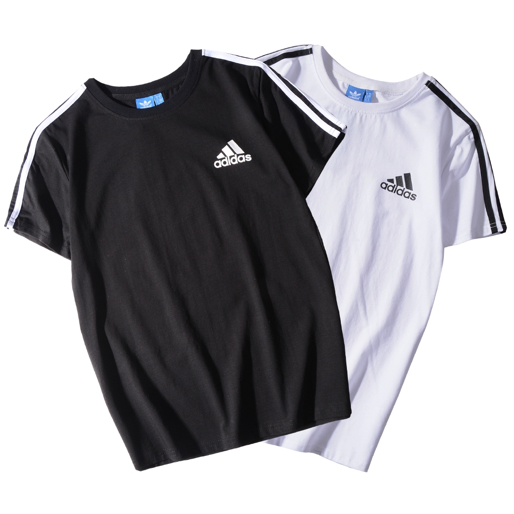 Adidas Cotton T-shirt for men and women | Shopee Philippines