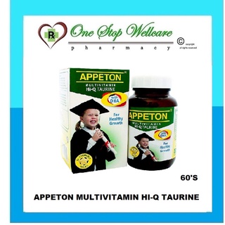 APPETON MULTIVITAMIN HI-Q TAURINE WITH DHA 60'S (EXP:05/2024)