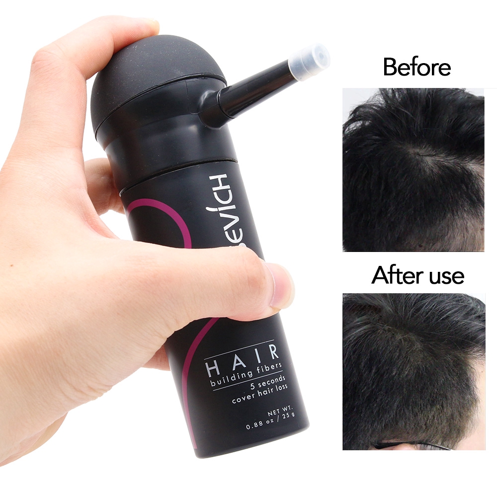 Keratin Hair Fiber Applicator Hair Building Fiber Spray Pump Styling Color Extension Thinning Thickening Dense Hair Growth Shopee Philippines