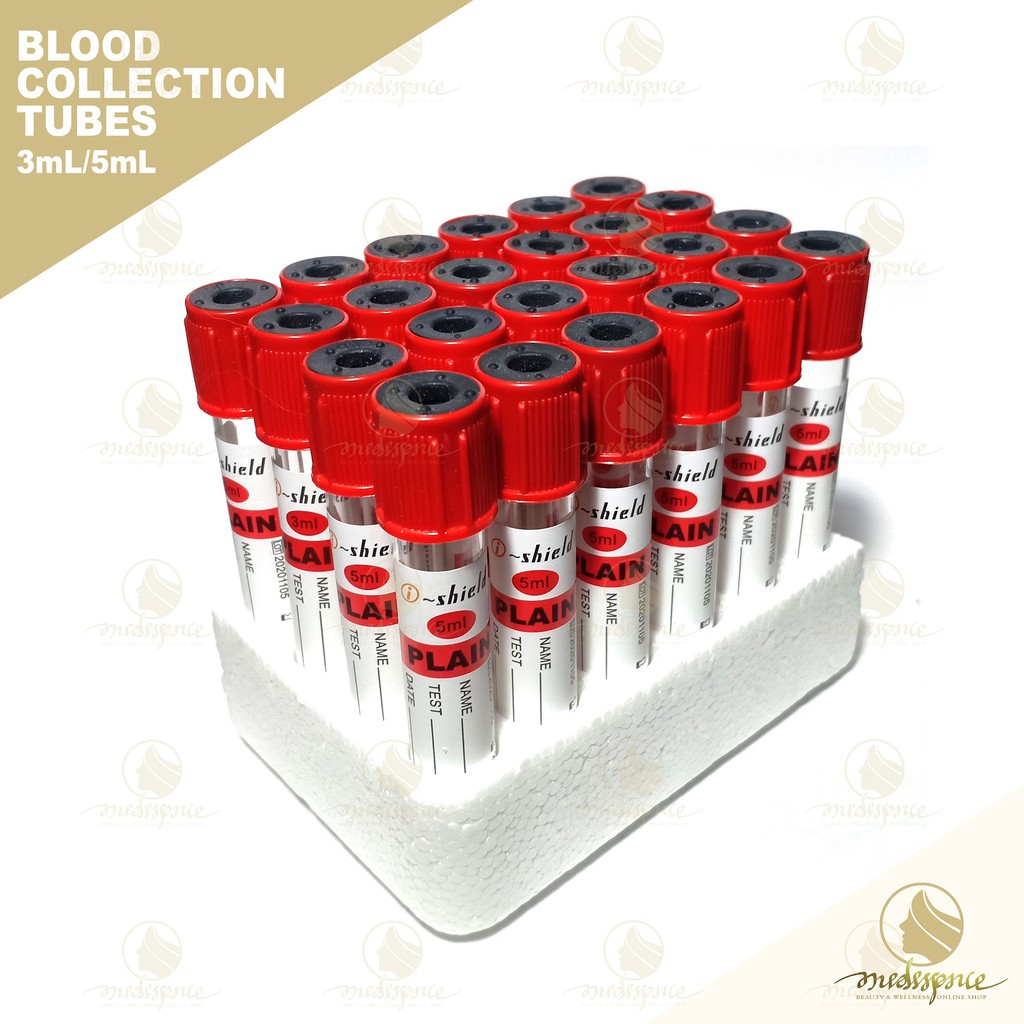 Evacuated Blood Collection Tubes 3ml /4ml/ 5ml/ 1.8ml/ 2.4ml Shopee