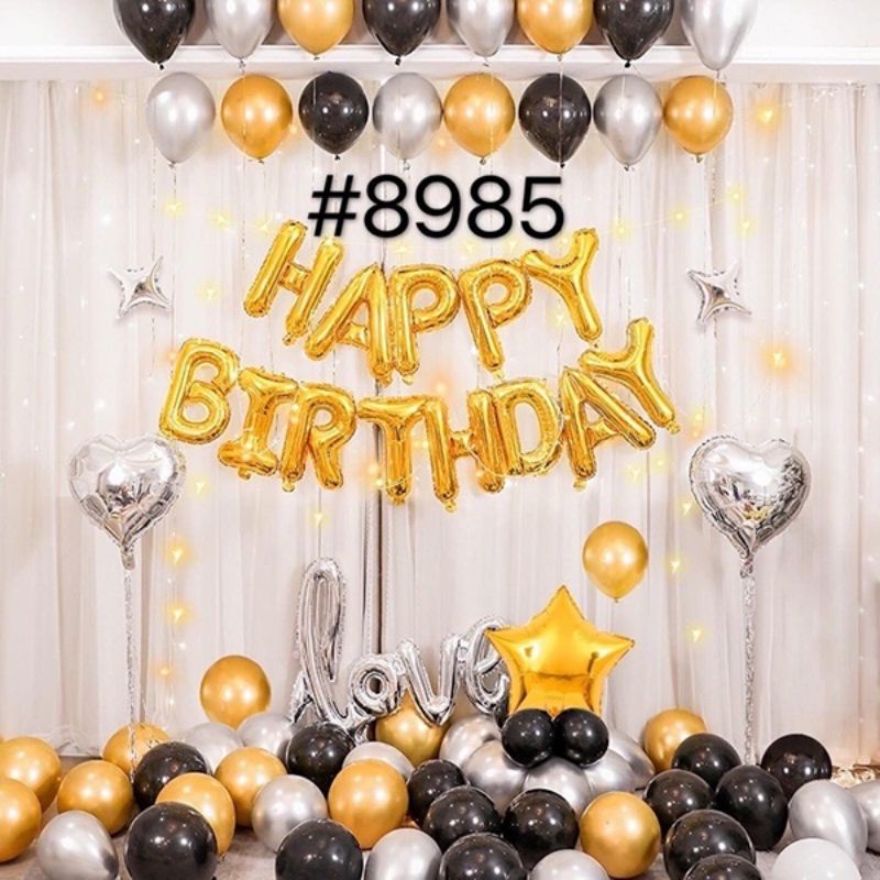 HAPPY BIRTHDAY PARTY BALLOON SET | Shopee Philippines