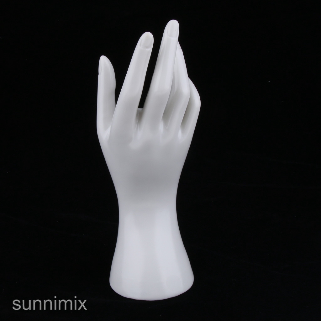 Mannequin Hand Finger Jewelry Chain Ring Bracelet Display Stand Holder 