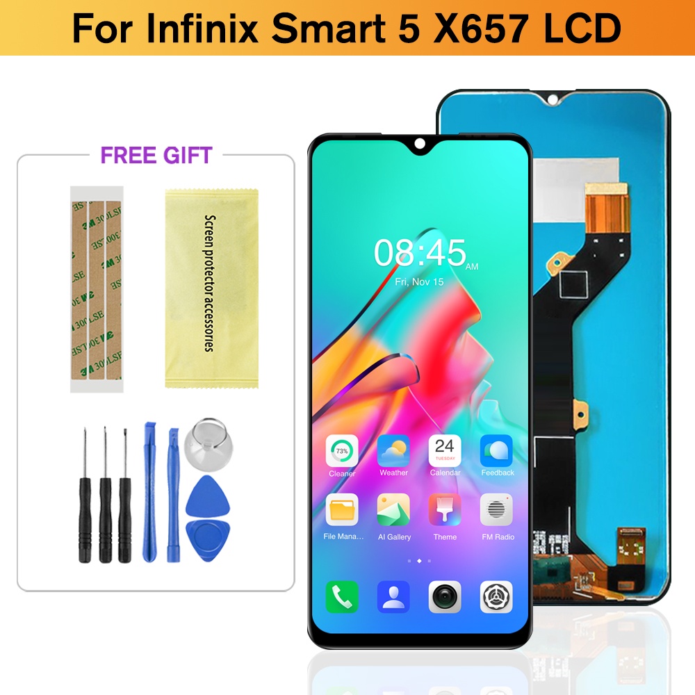 Original For Infinix Smart 5 X657 X657c Lcd Display Touch Screen Complete Smart 5 Mobile Screen