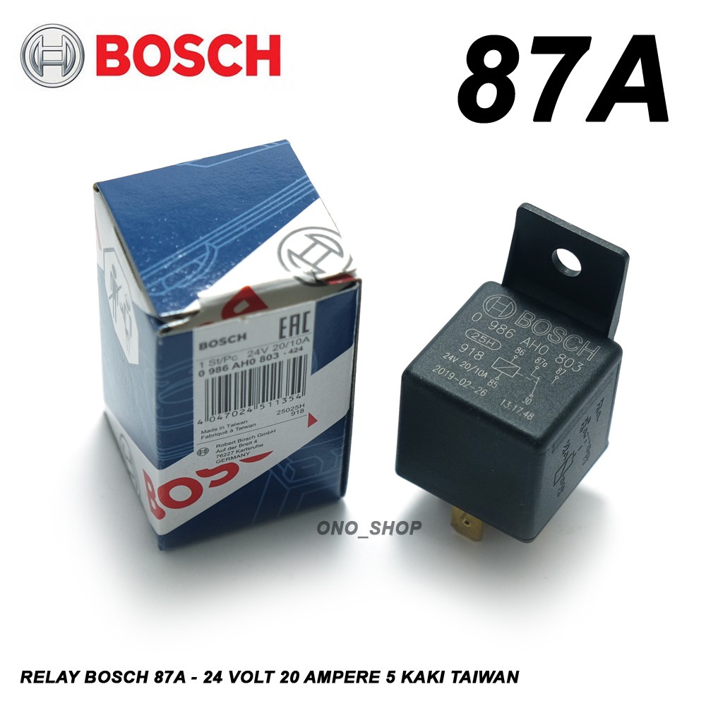 Bosch Relay 87a 24 Volt 20 Ampere 5 Feet Taiwan Shopee Philippines