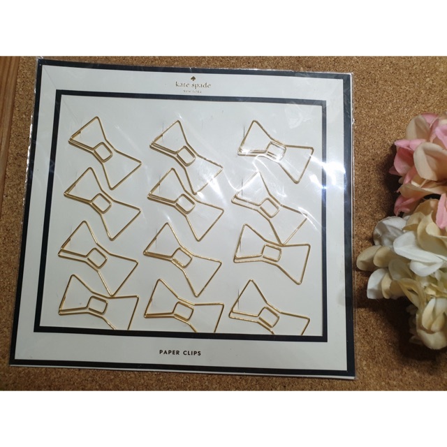 Kate Spade Paper Clips - Bow | Shopee Philippines