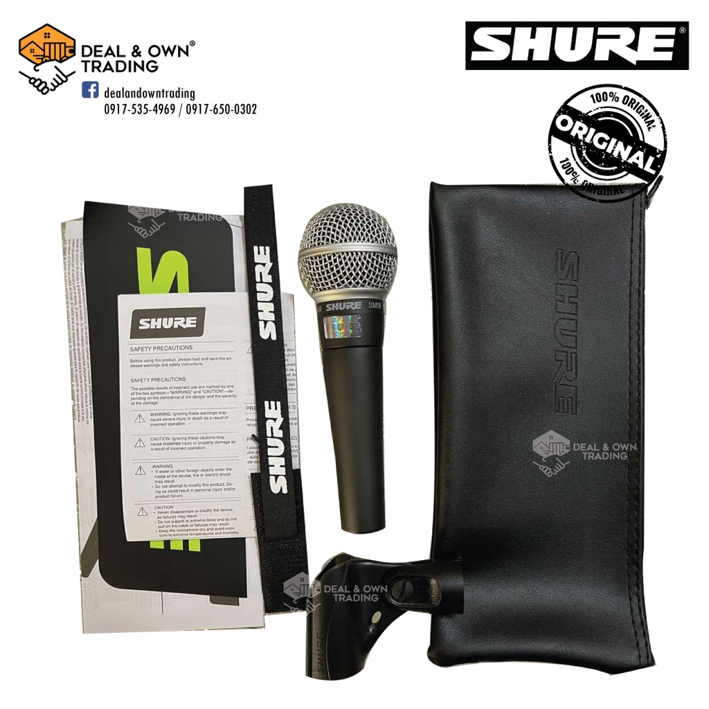 2022 Original Shure SM58LC Dynamic Vocal Microphone for Karaoke Live Vocals Stage Studio