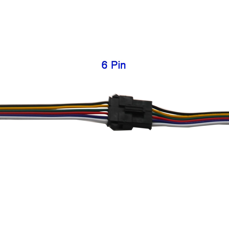 2pin 4pin 5pin 6pin Male And Female JST SM Connector for RGB CCT RGBW led strip