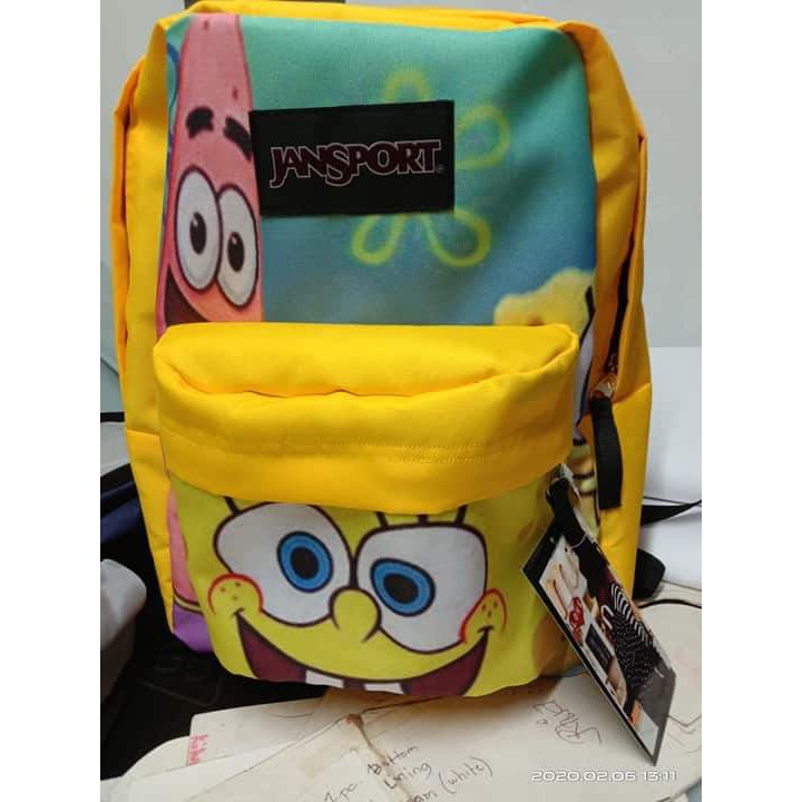 spongebob jansport backpack