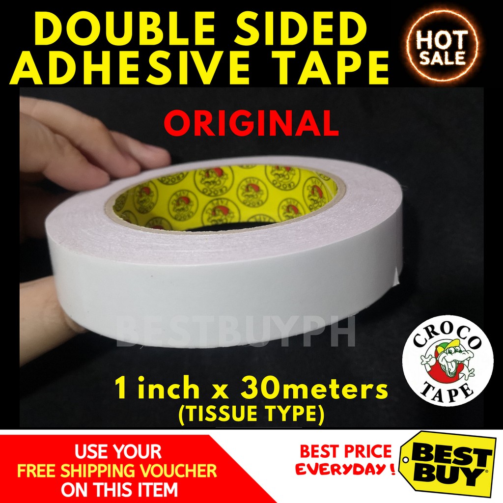 30 Meters 1 Double Sided Adhesive Tape Cheapest Shopee Philippines