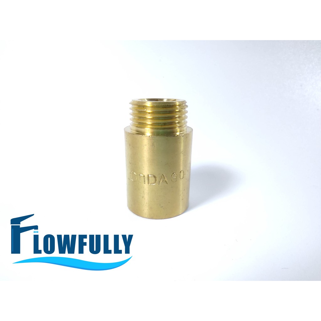 Epg 1 2x30 Brass Onda Nipple Socket Extension Piece Shopee Philippines