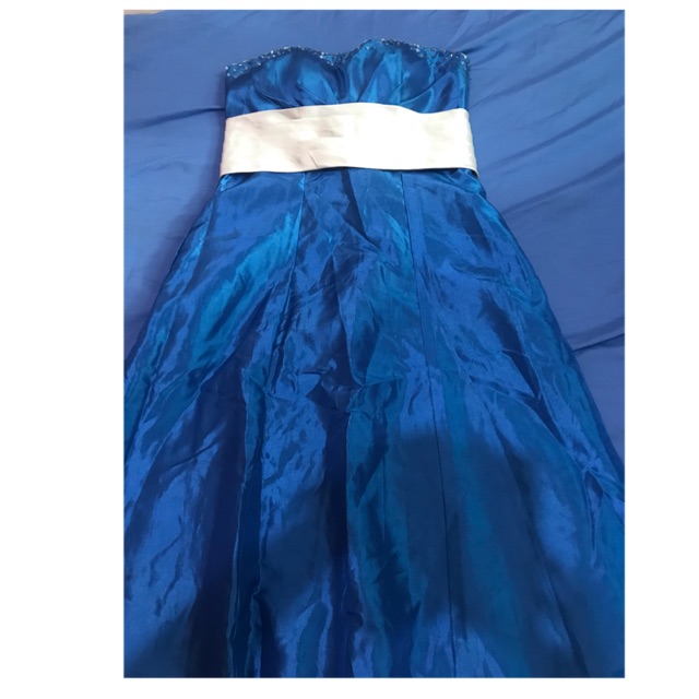 blue gown for party