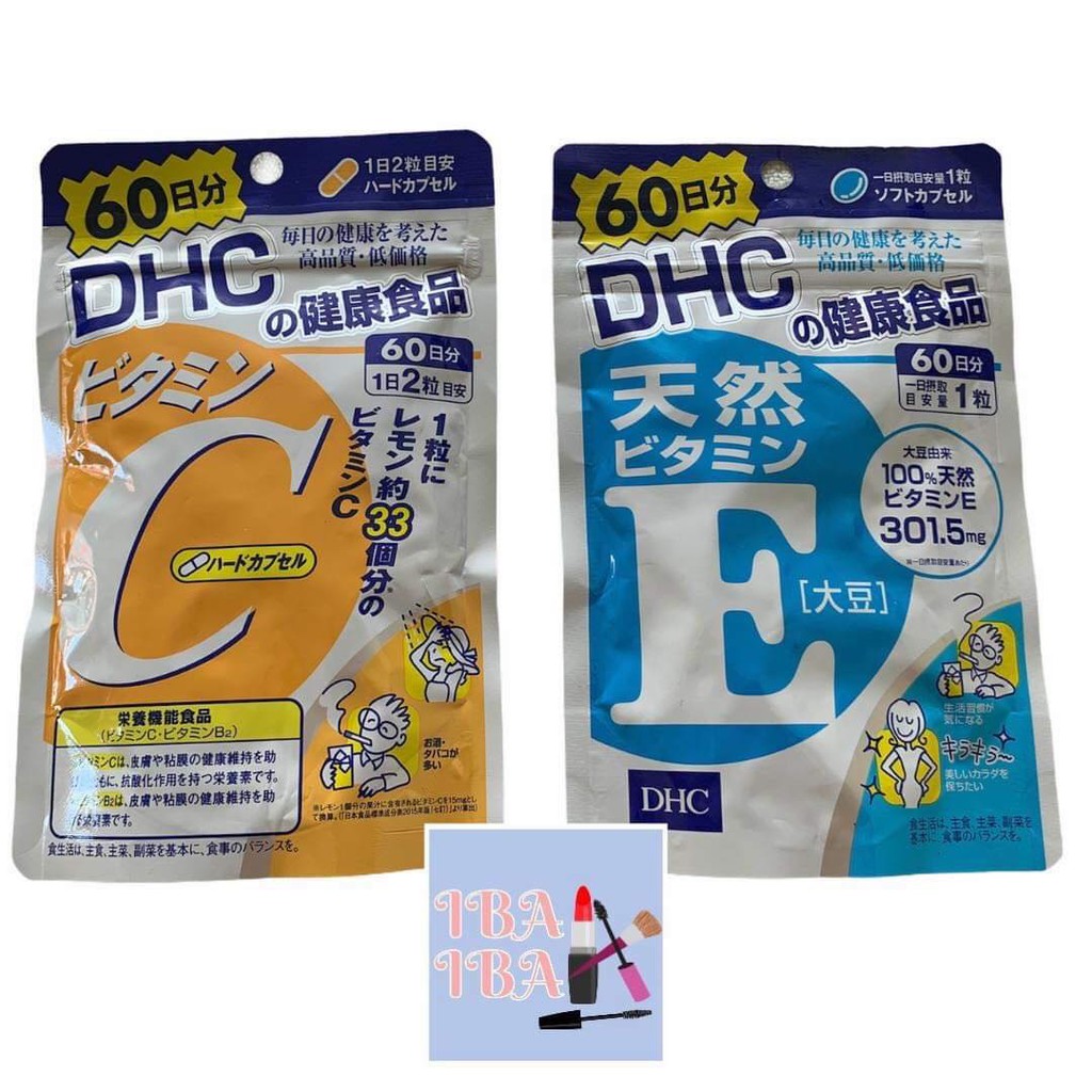 Japan DHC Vitamin C and DHC Vitamin E 60 days bundle Shopee Philippines