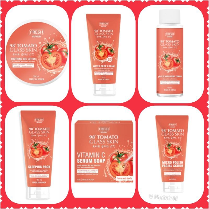 Fresh Skinlab Tomato Glass Skin Shopee Philippines