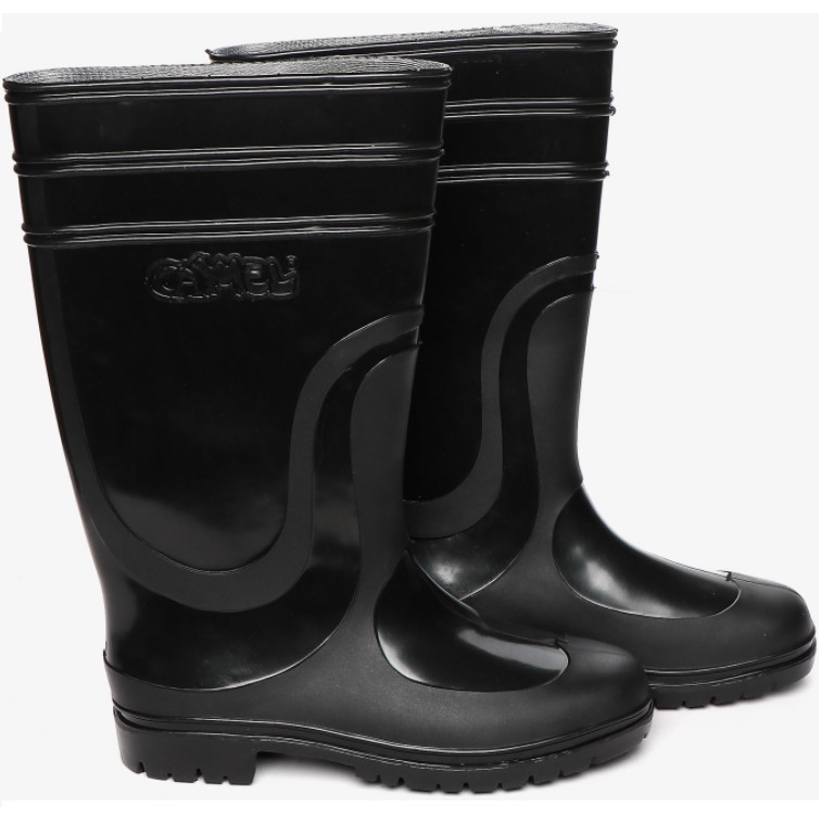 High tube rain boots(BOTA) acid and alkali resistant water boots tendon Shopee Philippines