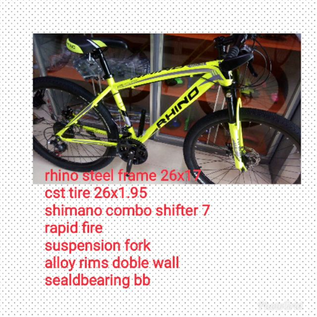 rhino mountain bike 29er