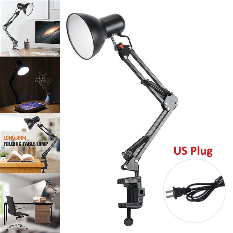 Solo Flexible Swing Arm Clamp Mount, Desk Clamp Table Lamp Mount