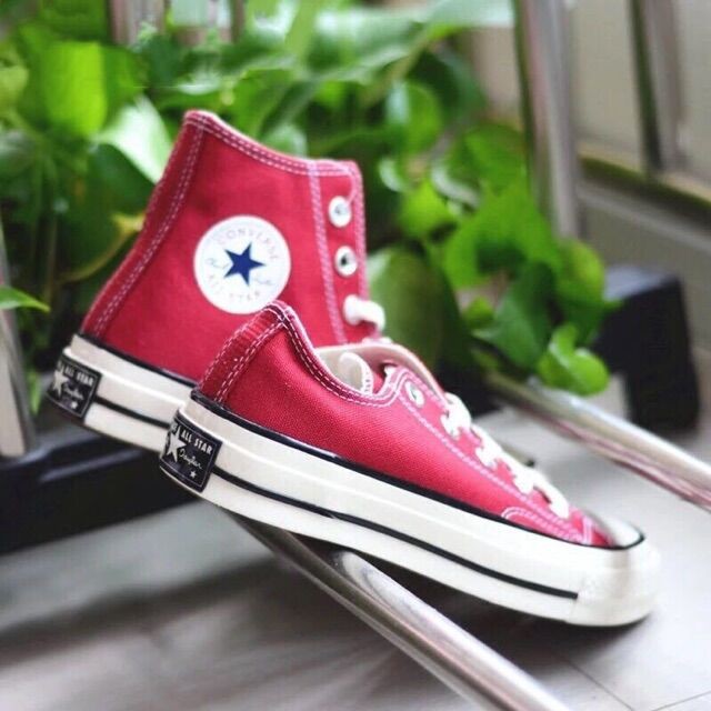 converse red high cut