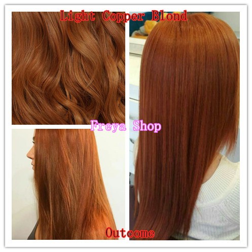 Light Copper Blond Hair Color With Oxidant 8 43 Bremod Permanent Hair Color Shopee Philippines