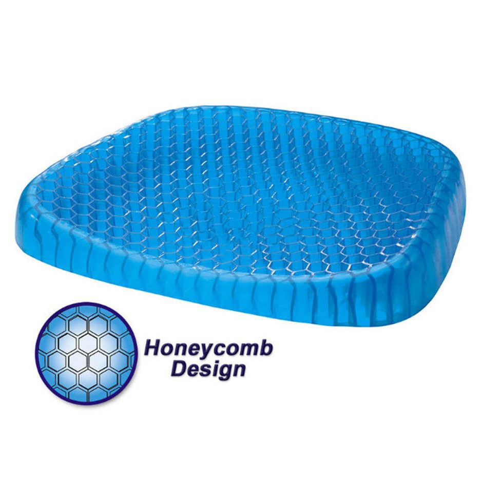 Elastic Gel Seat Cushion Honeycomb Relieve Pain Fatigue Cushion
