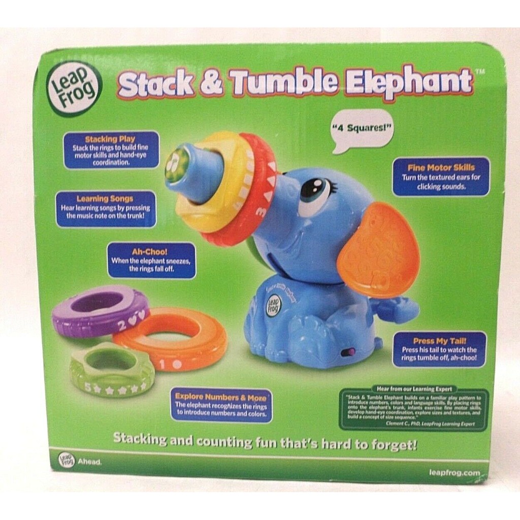 leapfrog stack & tumble elephant