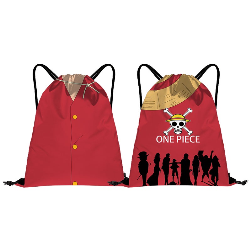 Anime One Piece Monkey D Luffy Shopping Bag Chopper Drawstring Bag