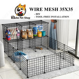 DIY Pet Fence Dog Fence Pet Playpen Dog Playpen Crate For Puppy, Cats, Rabbits 35cm x 35cm Dog Fence