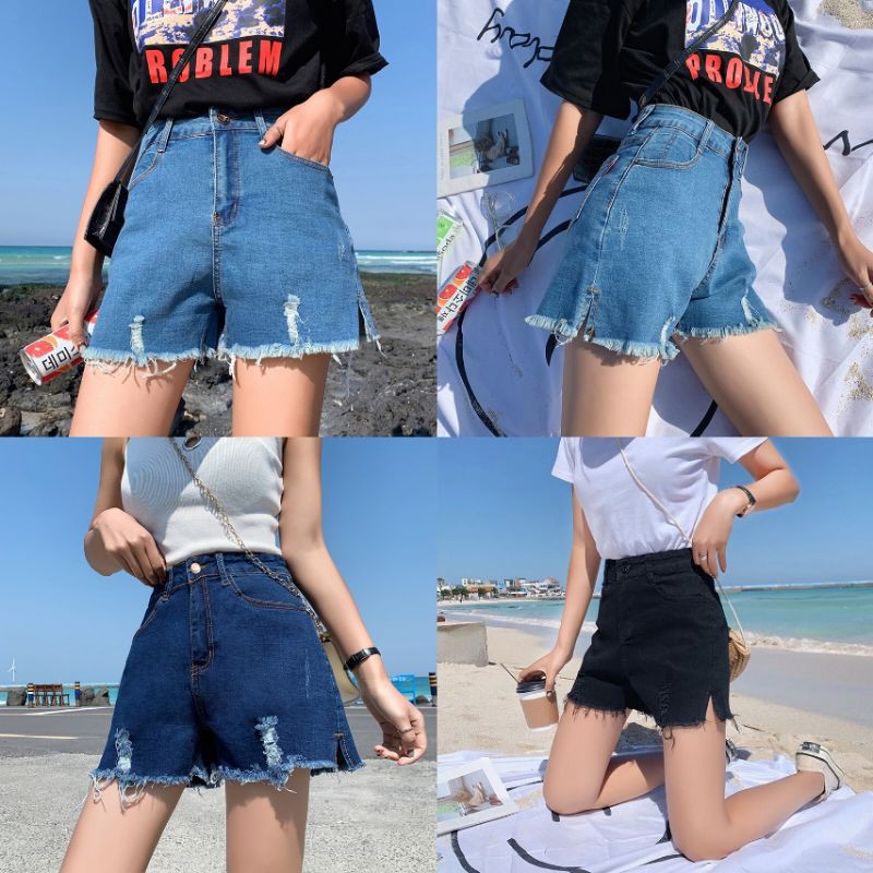 loose fitting high waisted shorts