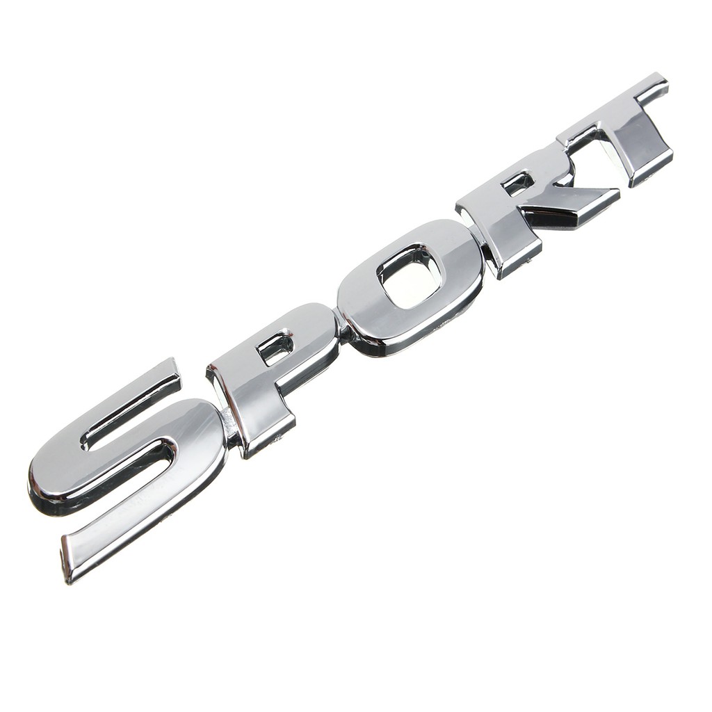 3D SPORT Chrome Tailgate lettering Badge Emblem Car Auto | Shopee ...