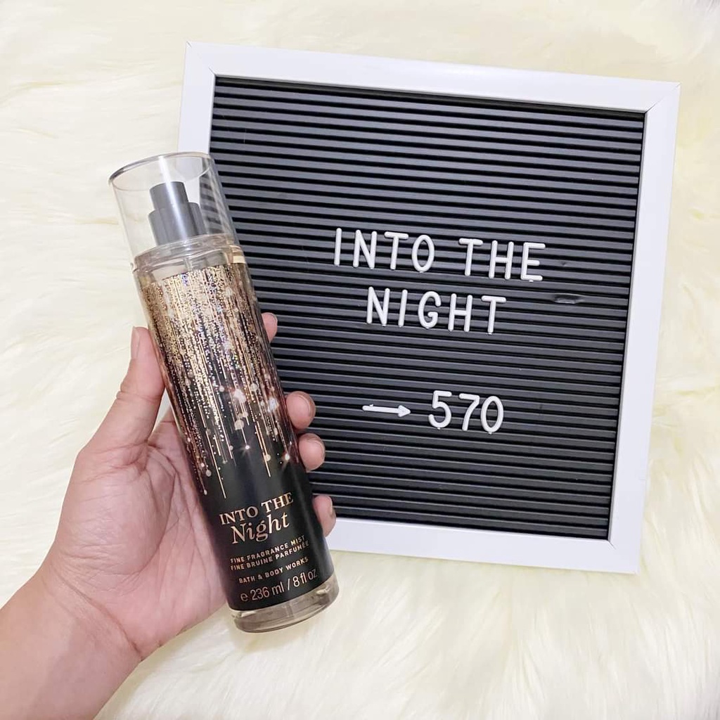 Bath & Body Works Body Mist Into the Night (236ml) Shopee Philippines
