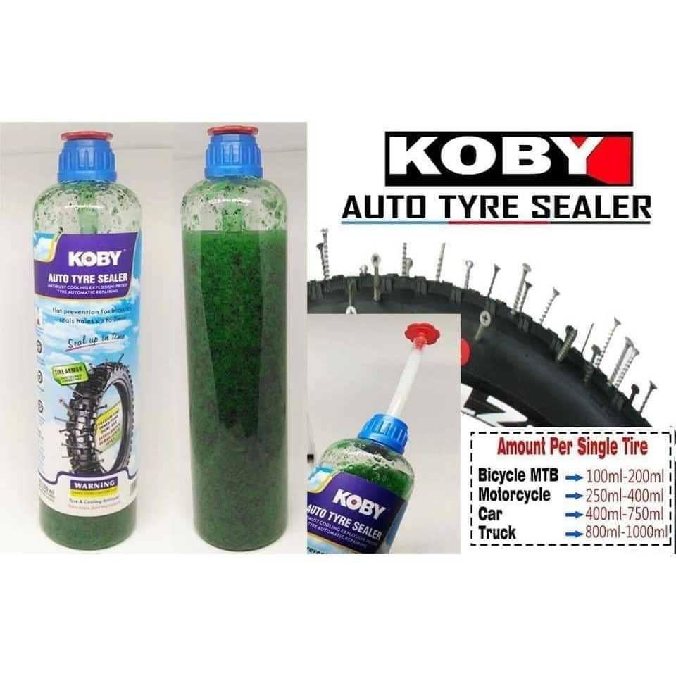 Tire Sealant KOBY Anti FLAT 500ml Shopee Philippines