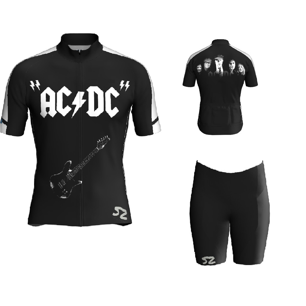 ac dc cycling jersey