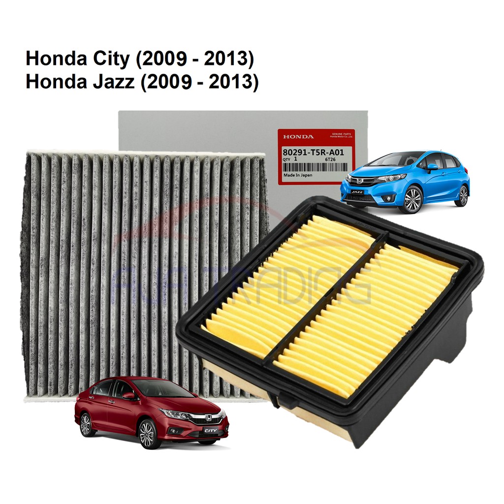 Combo Air Filter and Charcoal AC Filter for Honda City (2009 2013