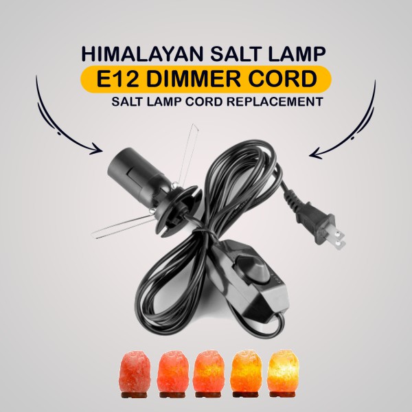 High Quality Dimmable Himalayan Salt Lamp Cord Replacement with Dimmer