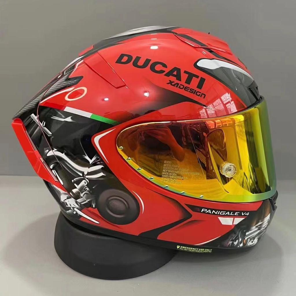 Shoei x14 X-Spirit III Panigale V4 Helmet Panigale Custom Race Paint