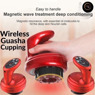 Electronic Rechargeable Wireless Hijama Scraping & Cupping Device Guasha Suction Massager Device