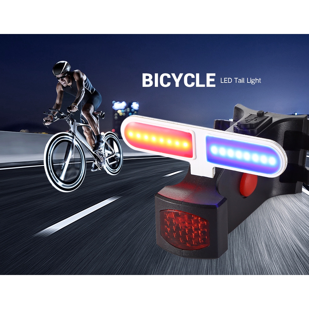 red blue bike light