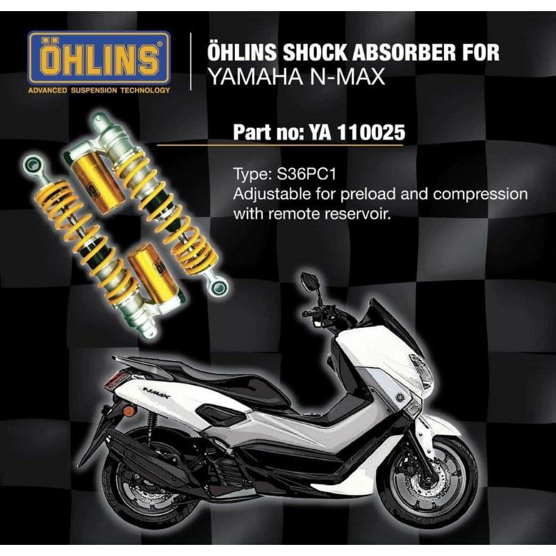 Ohlins Rear Suspension For Nmax Shopee Philippines