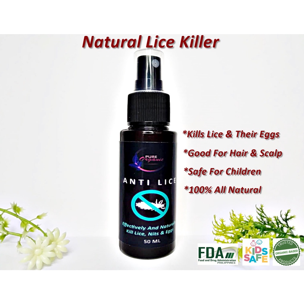 Pure Organic Lice Repellent Anti Lice Spray | Shopee Philippines