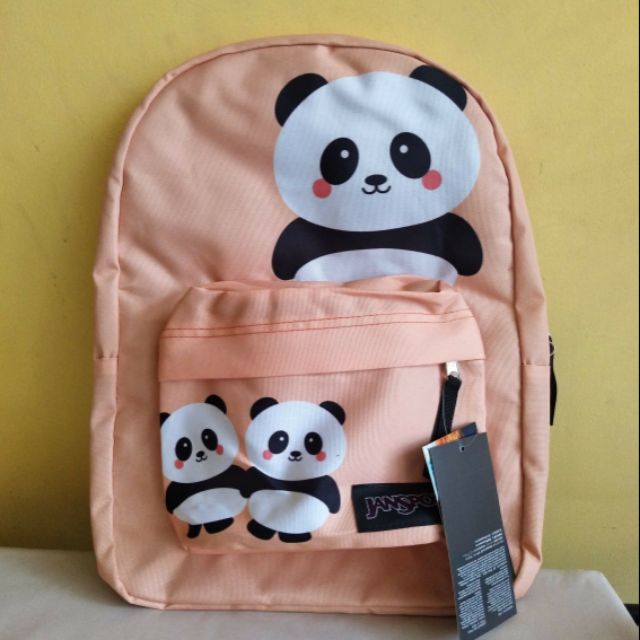 jansport panda bear backpack