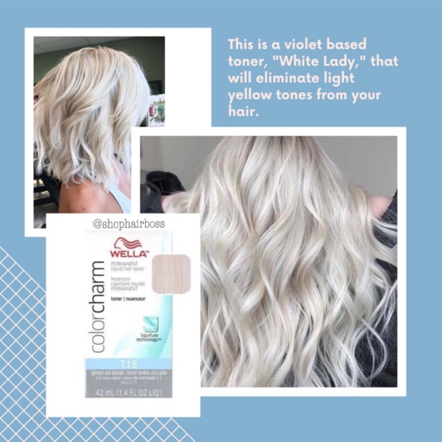 Wella Color Charm T18 Lightest Ash Blonde Toner Shopee Philippines