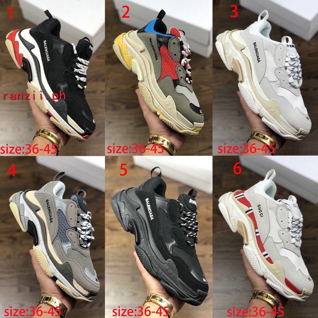 size 4 balenciaga triple s