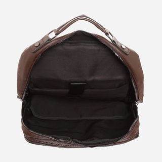 △Salvatore Mann Men’s Rafaelo Magnetic Snap Tab Backpack in Brown #4