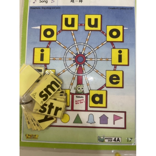 Sing spell read and write small version laminated charts shopee