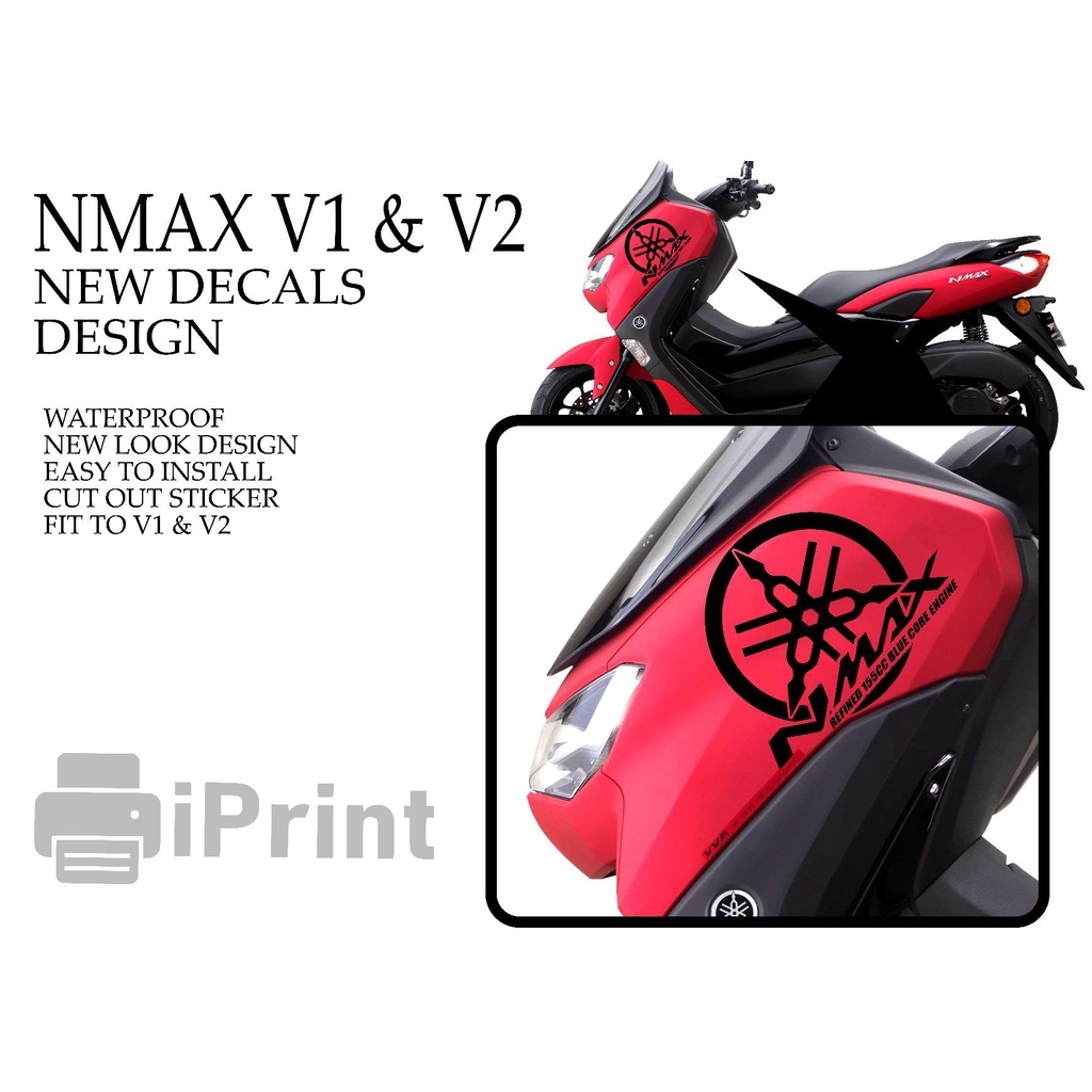 Yamaha NMAX V1 and V2 Side Fairing Sticker Waterproof, Brand New